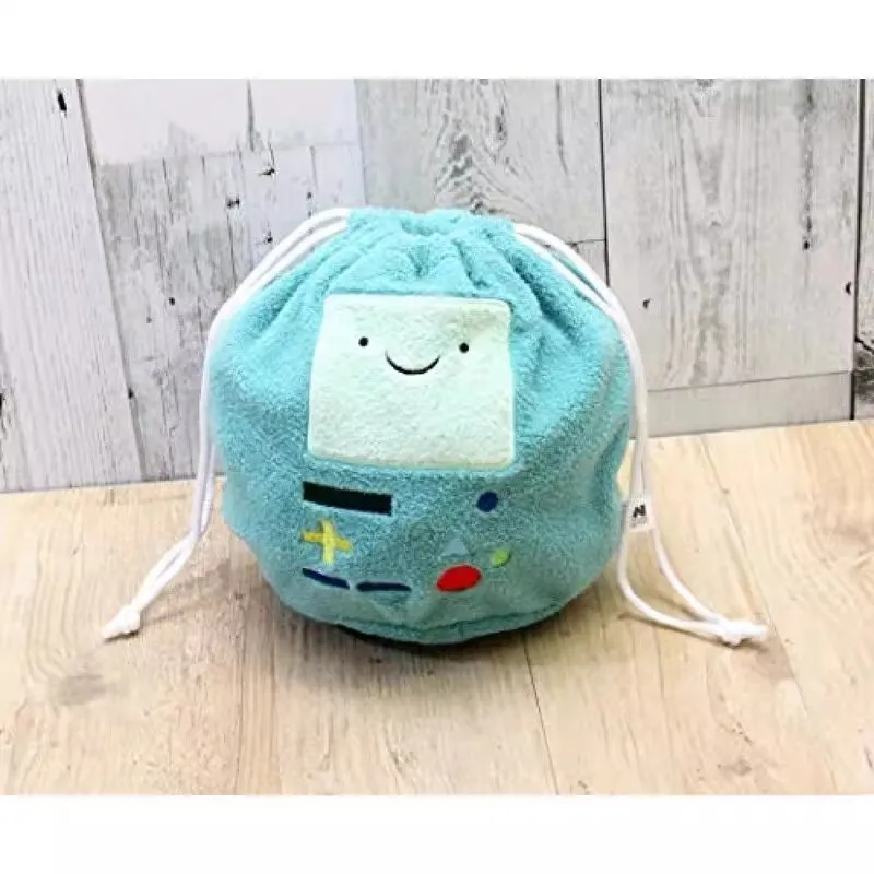 New Cute Anime Adventure Time BMO Kids Woman Plush Stuffed Drawstring Bags For Children