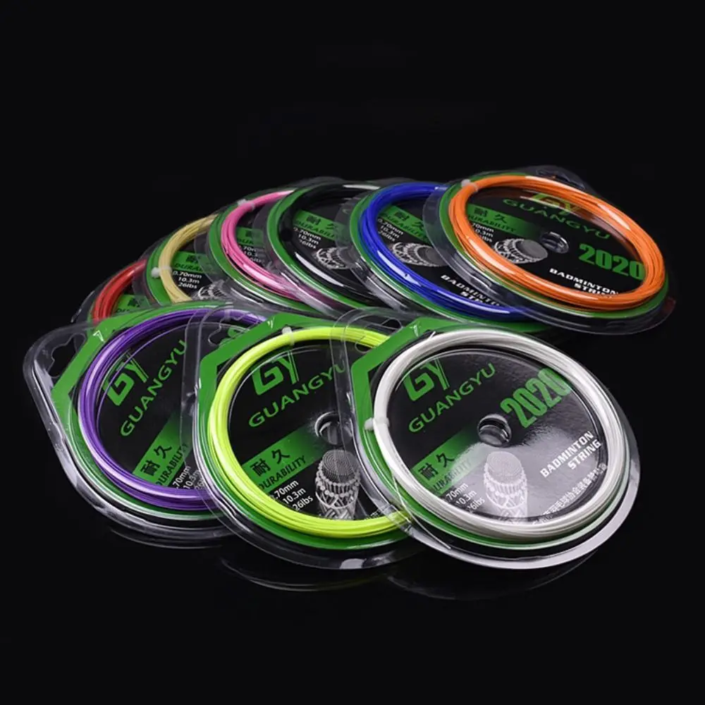 Carbon Nanofiber Badminton Racket Line High Elastic Nylon Badminton String Line Durable High Flexibility Badminton String