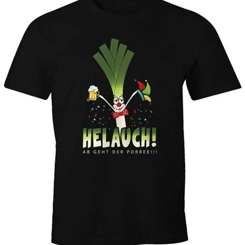 

Мужская карнавальная карнавальная карнавальная футболка Fastnight Helauch Leek Helau Fun Fun