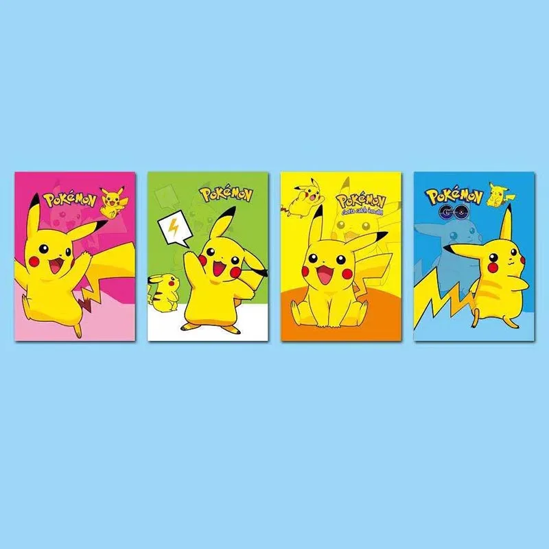 20pcs/lot Pokemon Memo Pad Notepad Kawaii Pikachu Notebook Stationery Label Planner Sticker Post School Supplies