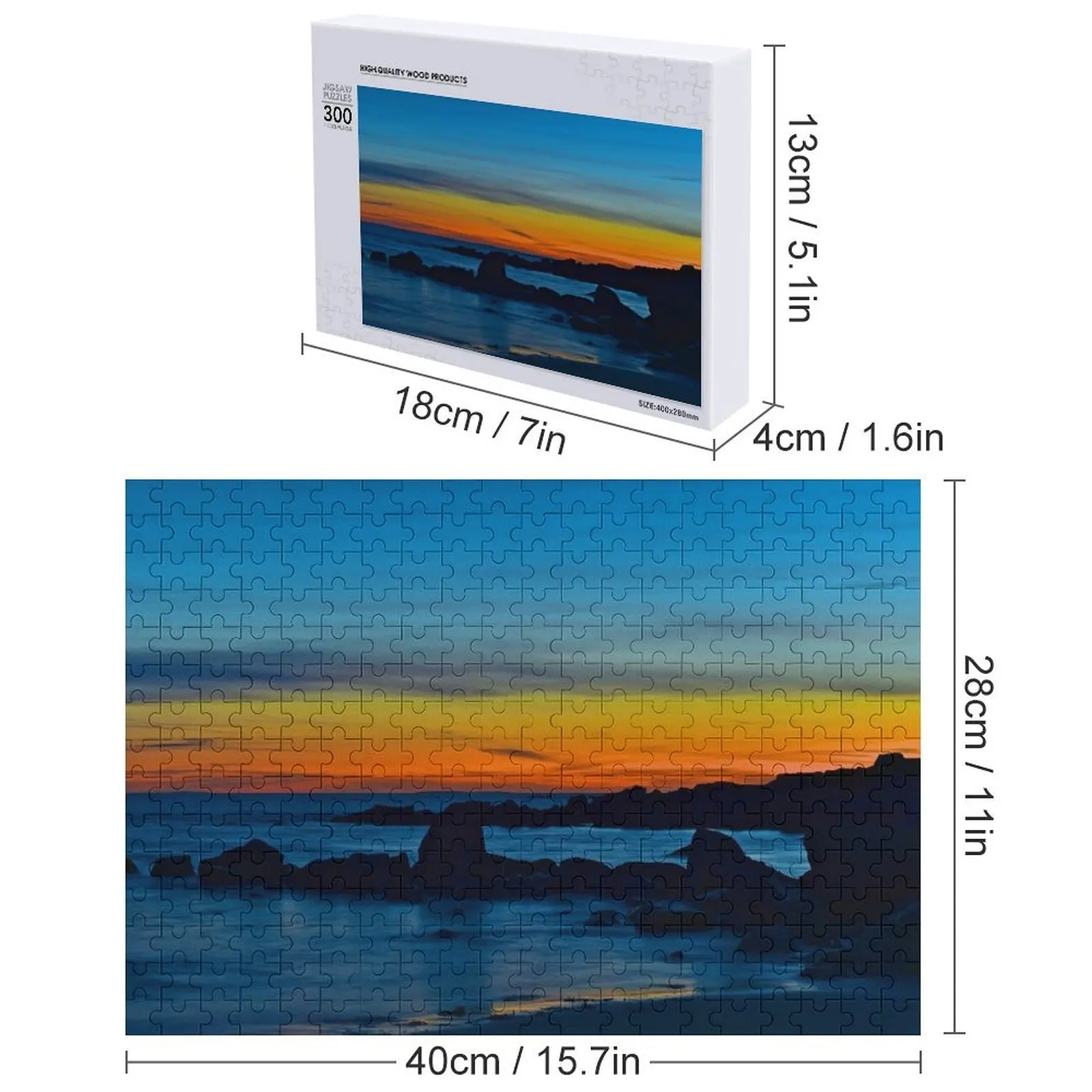 Закат на Furbo Beach, головоломка Ирландии, персонализированная для детей, детская головоломка на заказ
