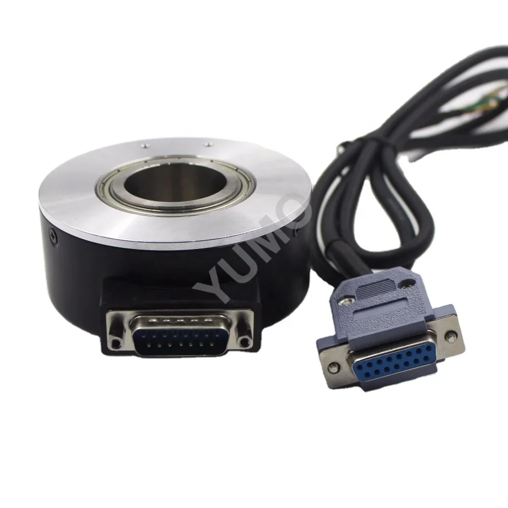 YUMO encoder IHA8030 OD80mm ID30mm 2000PPR Hollow Shaft Incremental Rotary Encoder