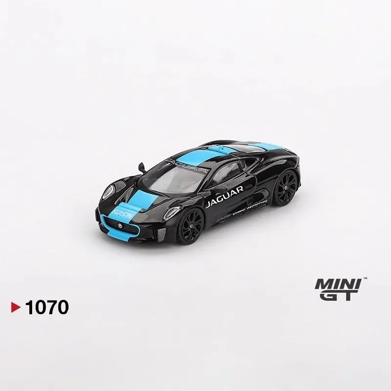 MINIGT 1:64 Porsche 911 Dakar Tio Rally Jaguar C-X75 Preto