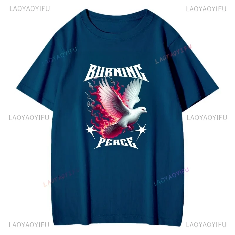 Mankind Is A Community of Shared Future, Calling for Real PEACE in The World, Men and Women Are Suitable for Cotton T-shirts