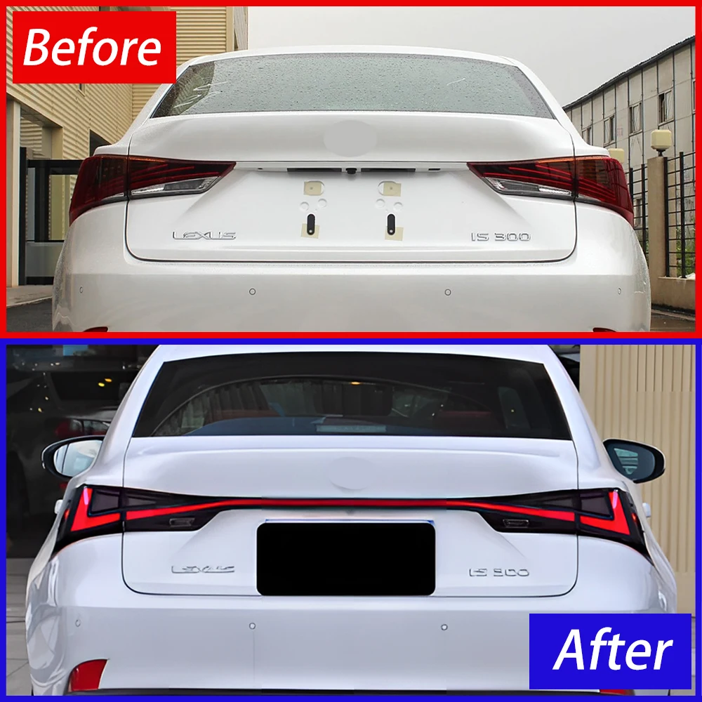 Car Taillights Assembly for Lexus Is250C Is300 Is300H Is350 2014-2019 Car Upgrade Led Dynamic through Taillight Accessories