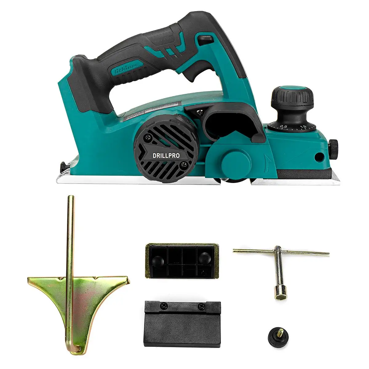 Imagem -04 - Drillpro 18v 15000rpm Elétrica Recarregável Plaina sem Fio Handheld Ferramenta de Corte Madeira com Chave para Makita 18v Bateria