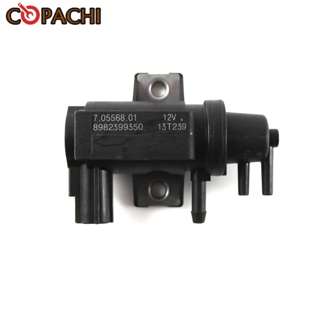 

Car Turbo Vacuum Solenoid Valve Replacement 8982399350 7.05568.01 70556801 for Isuzu Turbo 12V With 3 Month Warranty