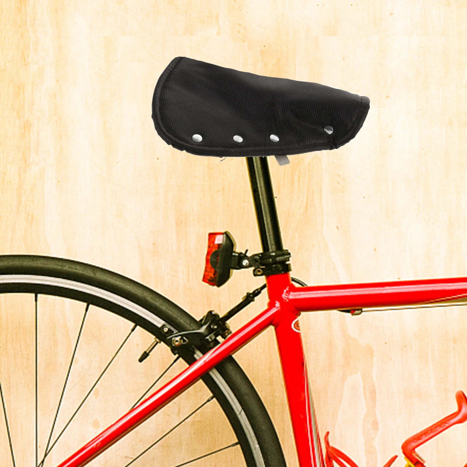 2 قطعة غطاء سرج الدراجة خمر 28 بوصة واسعة مريحة مرنة مقاوم للماء وسادة مقعد الدراجة مبطن الطريق المتضخم