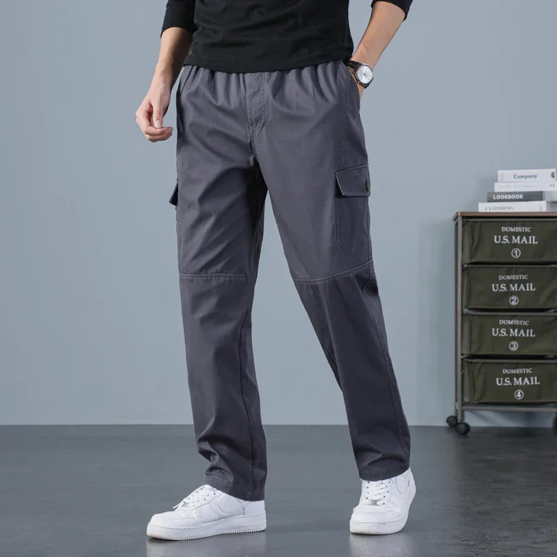 Pantaloni cargo Pantaloni per uomo Autunno Nuovi Abbigliamento da uomo Pantaloni sportivi Uomo Pantaloni stile militare Khkai Pantaloni da uomo 6XL