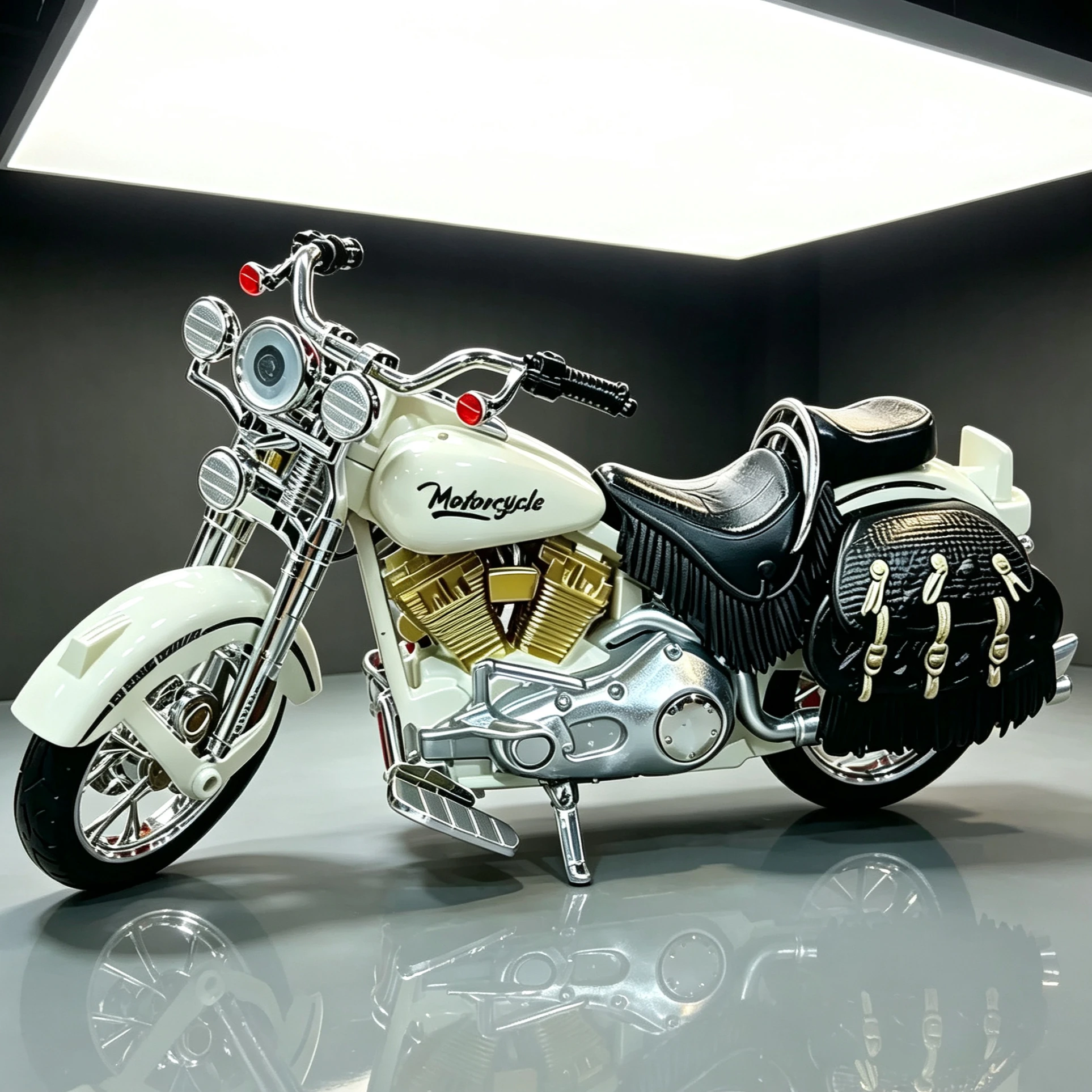 1:10 Harley Alloy Diecast Motorcycle Model Drop Resistant Retro Bike Display Ornament Birthday Gift for Motorcycle Collectors