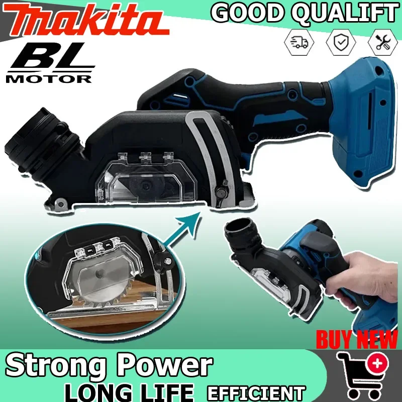 

Makita Fit 18V Cordless Circular Saw 3 Inch Handheld Angle Grinder Rechargeable Cut Off Tool for Cutting Metal Wood Tile Marble