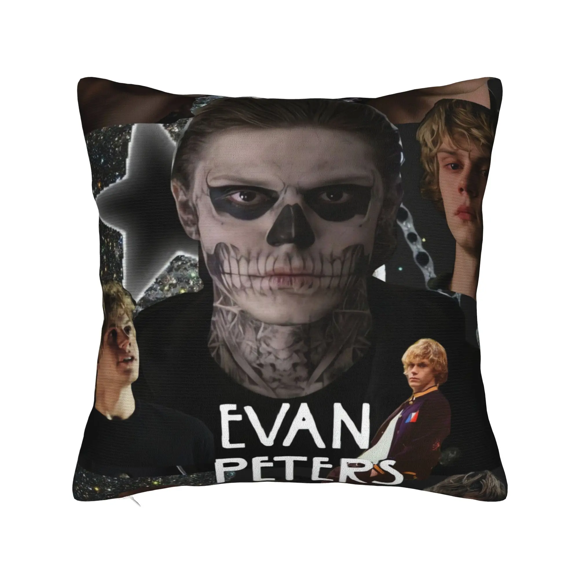 Bold Evan Peters Dark Edit Pillow Cover  Square Cushion Cover Fashion Pillow Case For Chair Sofa Home Decor