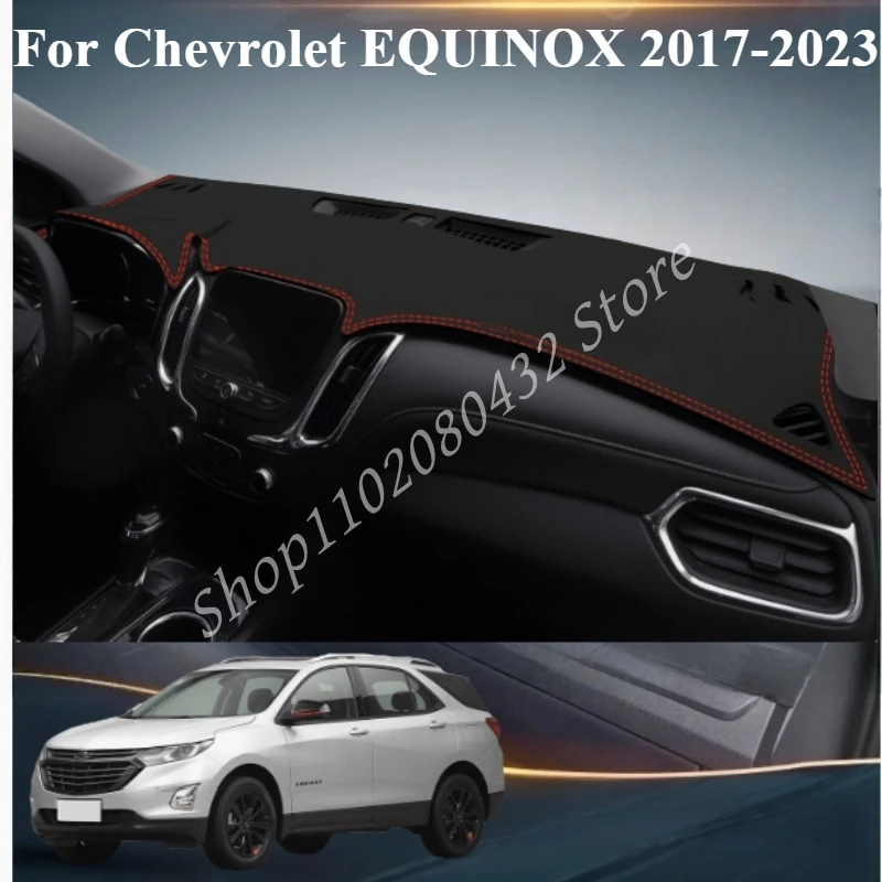 

LHD Car Dashboard Cover Dash Anti-UV Mat For Chevrolet ‌EQUINOX 2017-2023 Auto Non-slip Sun Shade Pad Carpet