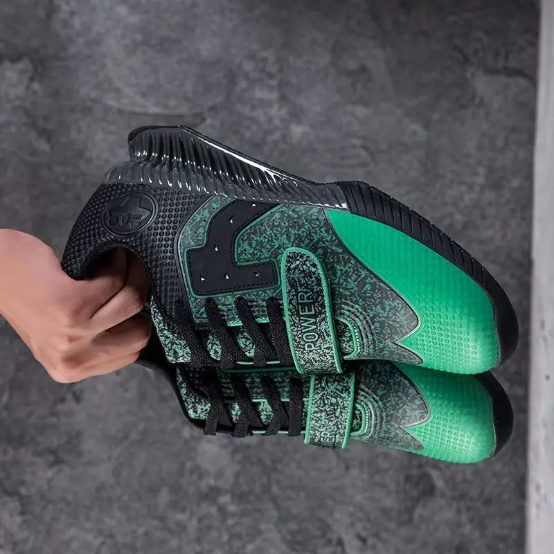 Hot Sale Weight Lifting Sneakers Men Comfortable Squatting Shoes Man Big Size 46 Squat Hard Pull Shoes Good Quality Weight Shoe
