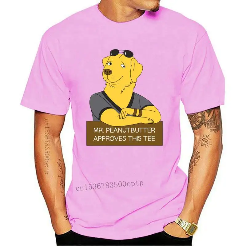 Tee Men Short Sleeve Tshirt Mr. Peanutbutter Approves This Tee Women t-shirt