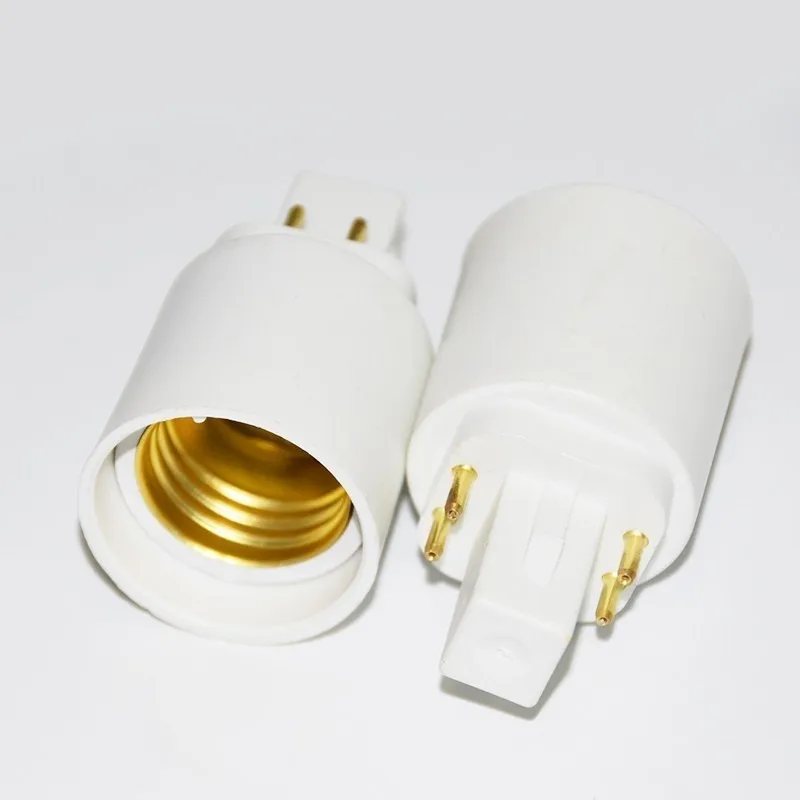 

G24 to E27 Adapter G24Q 4PIN to E27 E26 Lamp Light Bulb Lamp Adapter Converter Holder Lamp Base Converter