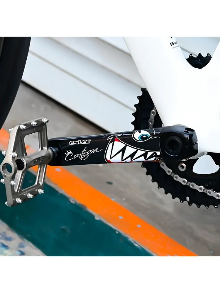 AliExpress NONE 2Pcs/Set Shark Pattern Bike Crank Protector Stickers, Anti-Scratch Protection Decals for MTB & Road Bike Crank Arm