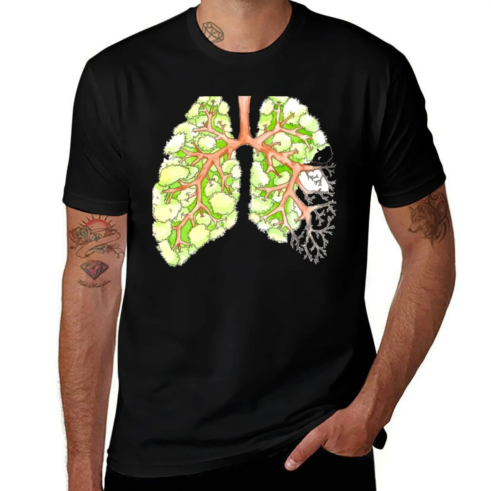

Lungs of the Earth T-Shirt man tshirt t shirts for man pack cotton anime t shirts oversize T-Shirt