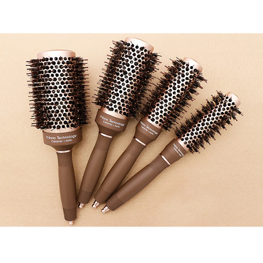 1pc Hair Styling Roller Comb Heat Conduction Curly Hair Maker Tip End Hairdressing Comb for Home Salon (53)