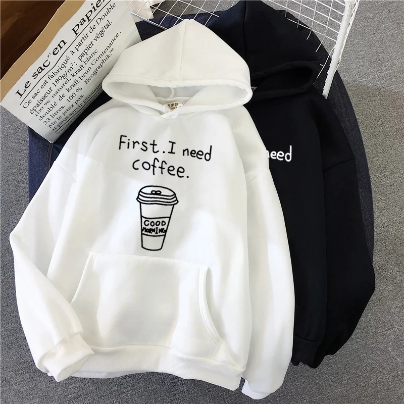 

Simple Coffee-print Men Hoodie Street Fleece Hoody Hipster Autumn Sweatshirt Hip Hop Clothing Womanbape hoodie