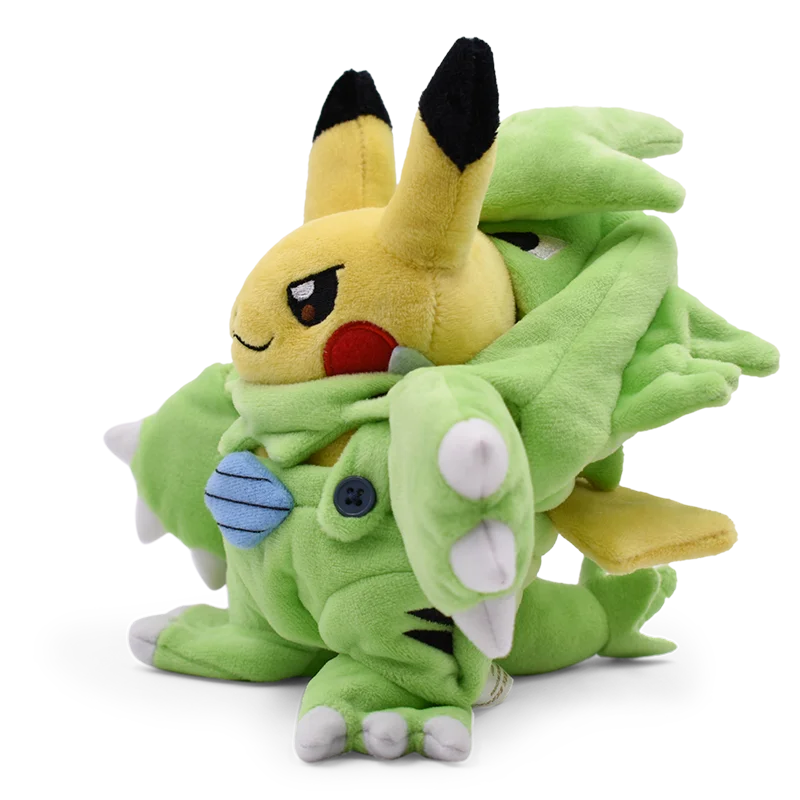 Cos Eevee Pikachu Cosplay Knuffels Charizard Peluche Lucario Knuffeldier Pop Knuffels Leuke Cartoon Gift Cartoon 20-25CM