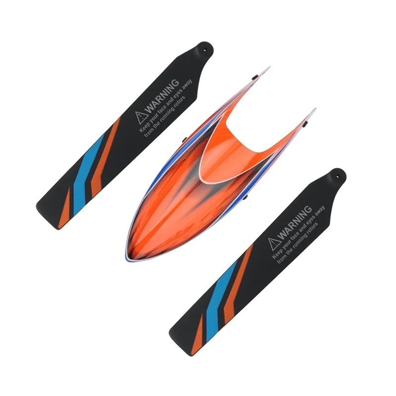 WOWFU-K127 Onderdelen Kit Versnellingen Hoofdrotor Luifel Schroeven Basisframe Blades Staart Motor Set Voor Wltoys XK K127 RC Helicopter