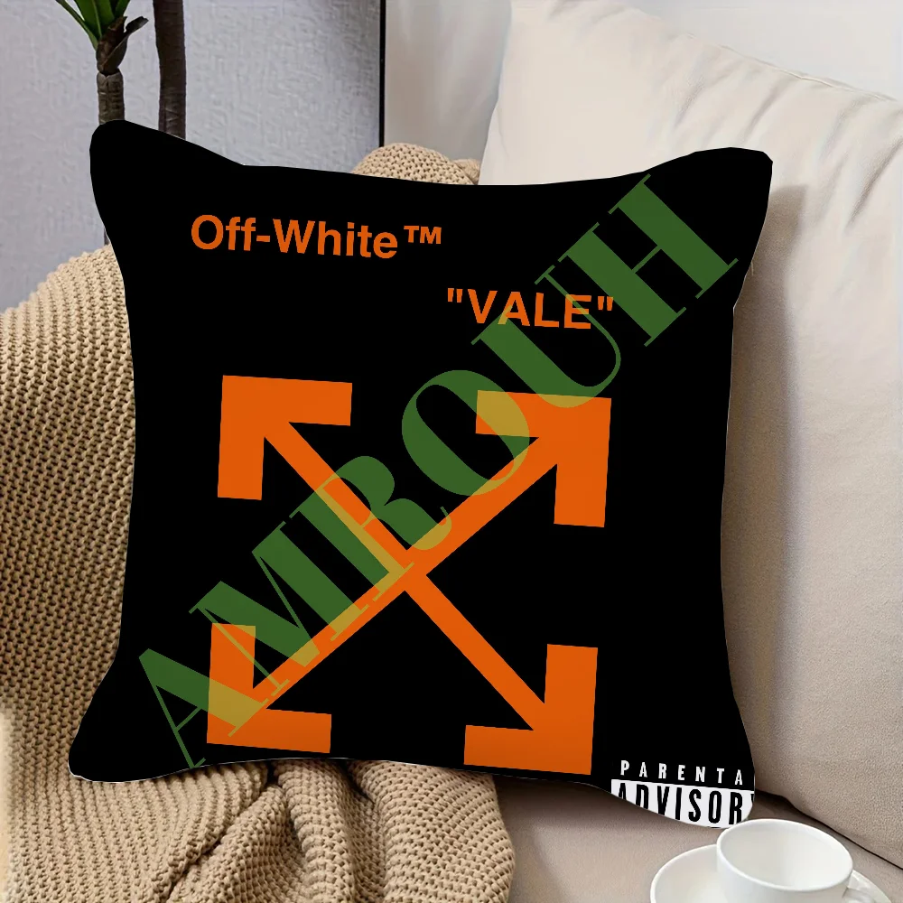 OFF WHITE Luxury Pillow Cover 45x45 Cushions Covers for Bed Pillows Decor Home Short Plush Cushion Covers 45*45 Pillowcase Throw