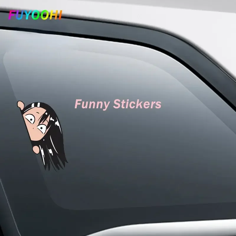 FUYOOHI Play Stickers for Nagatoro Peeker Car Sticker Graffiti Motorcycle High Quality Vinyl Decal Laptop Waterproof KK Car Wrap