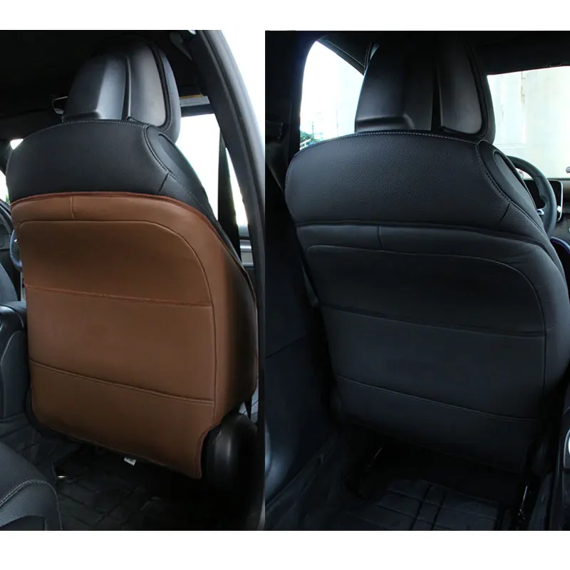 

For Mercedes Benz 2022 C class w205 w206 E class W213 w214 GLC 300 X253 CLS C257 AMG Accessories Car Interior Seat Anti Kick Pad