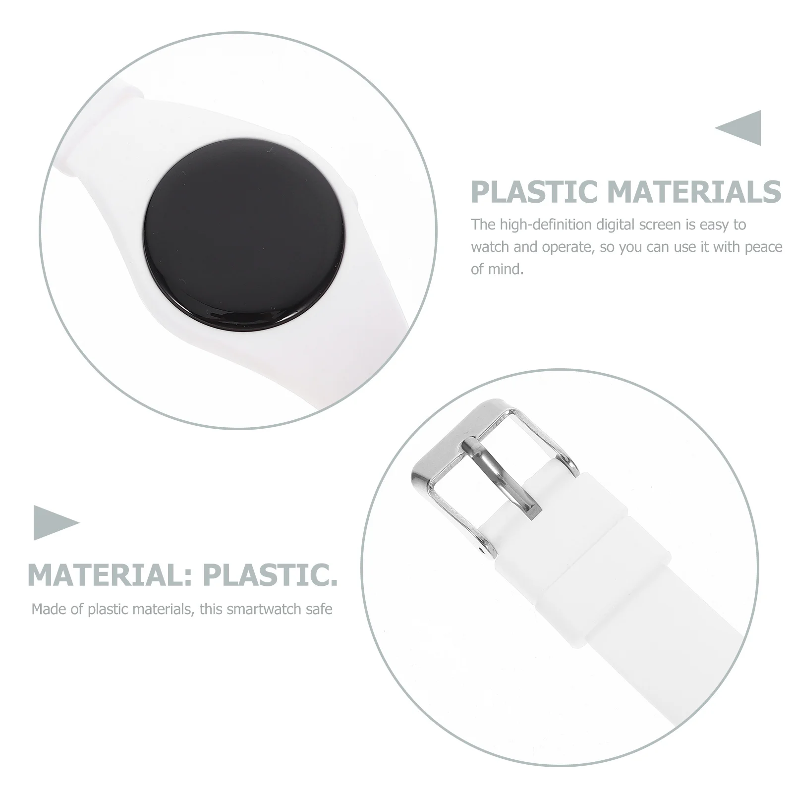 Smartwatch Plastic Sports Watch Waterproof Wristwatch Digital Sports Watch for Students Smartwatch