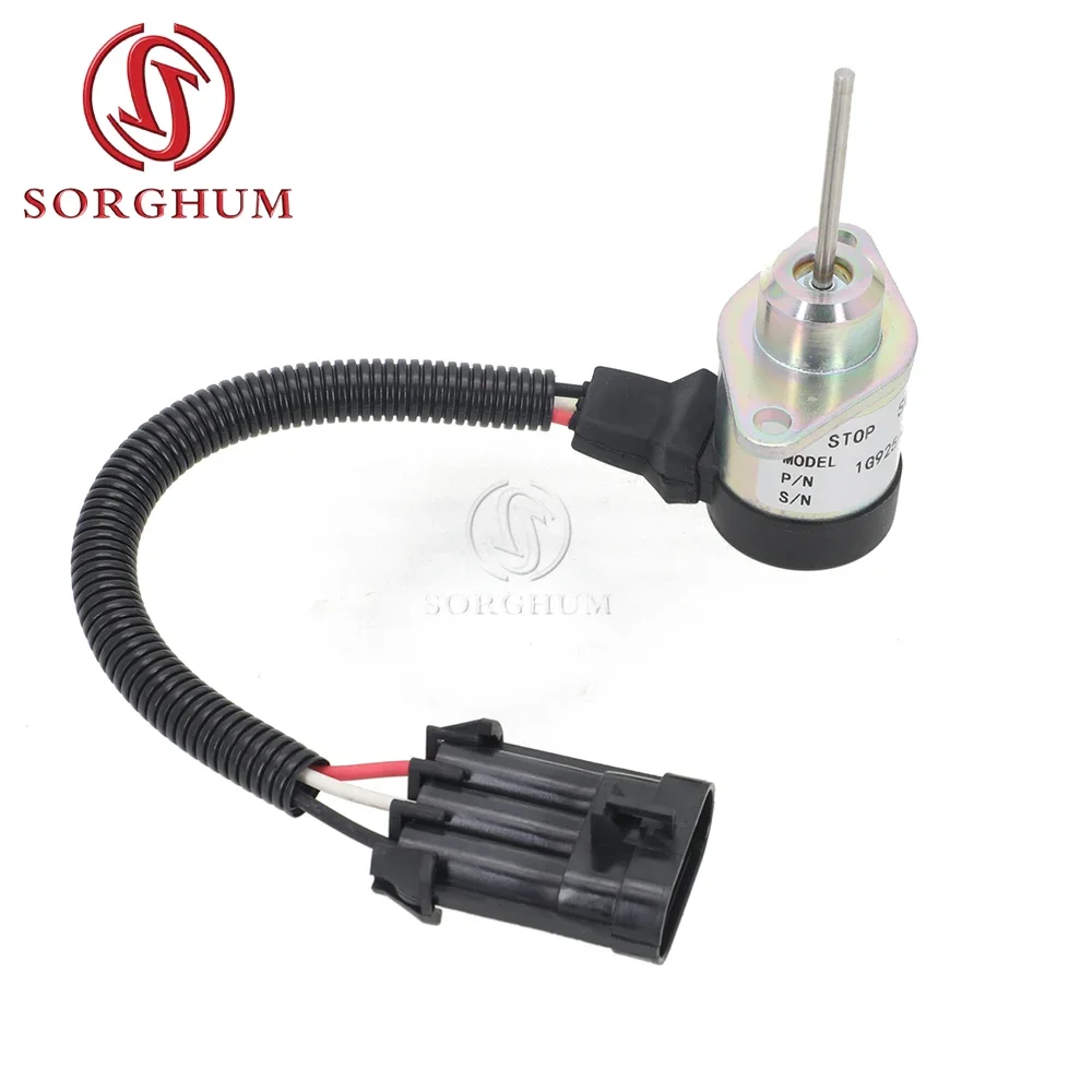 SORGHUM 12V Fuel Shut Off Solenoid Replacement 6691498 for Bobcat B300 BL370 S130 S150 S160 1503ES-12A5UC4S 1G925-60014 6691313