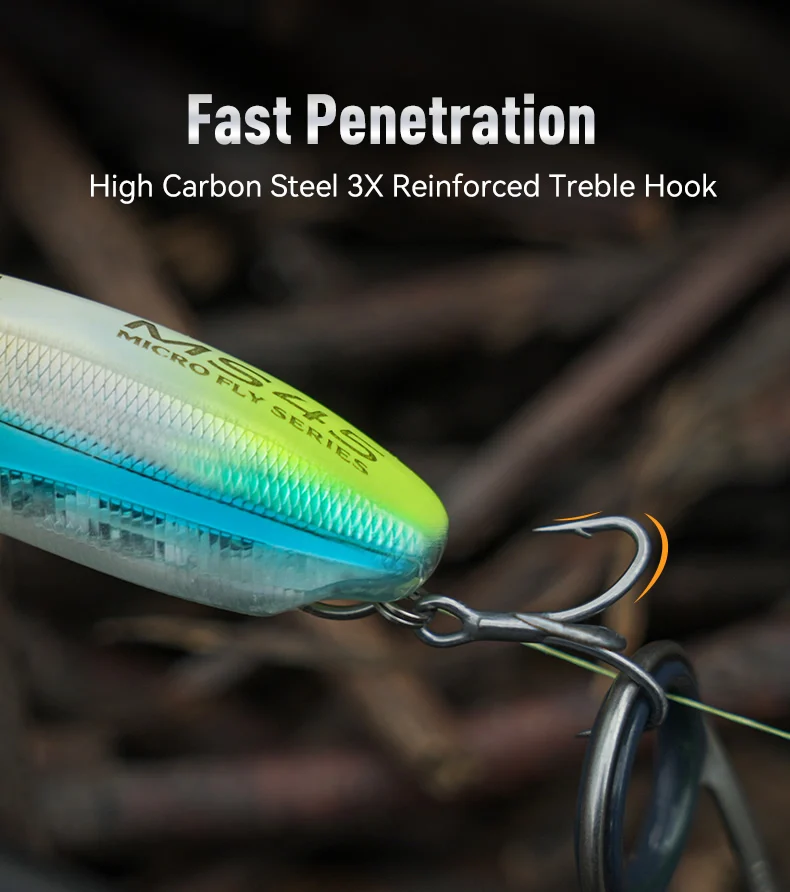 KINGDOM Micro Fish Scales Series Angelköder 45mm 55mm 65mm Crankbait Minnow Köder Schwimmender Sinkender Hartköder für Barsch- und Hechtangeln – Detail 6