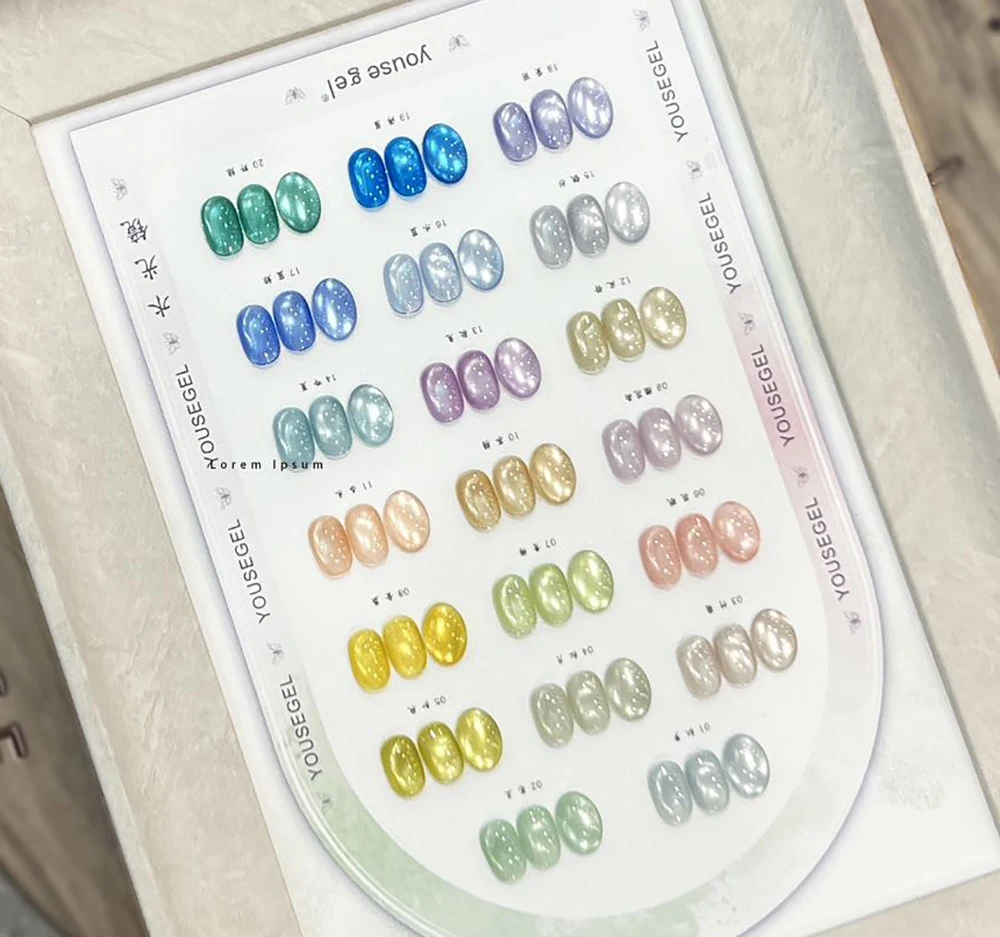 

1kit Cat Eye Nail Gel Polish HEMA TPO FREE Semi Permanent Y2K-Jelly Gel varnish Soak off UV&LED Nails-Art Supplies Accessories