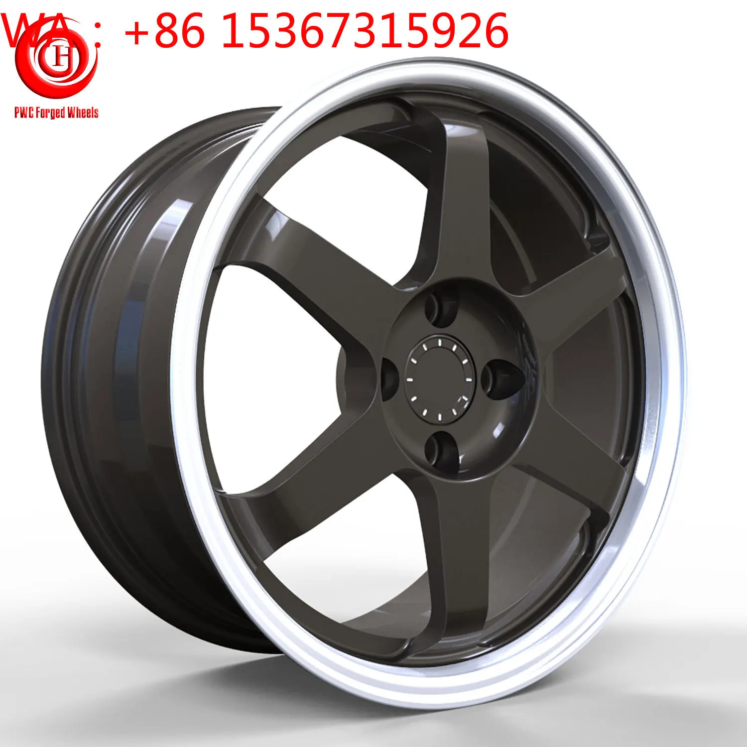 Custom 17-19 Inch Racing Forged Aluminium Alloy Wheels 35mm ET New Painted Vehicle Modification Rims