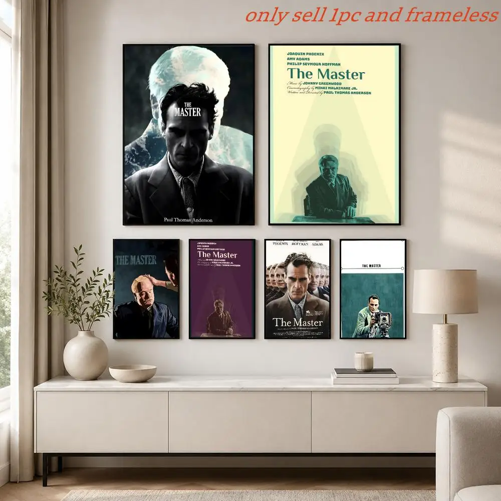 Retro Drama movie T-The Master Poster Painting Prints Wall Art Picture Film Room Home Bar Cafe Decor Mural