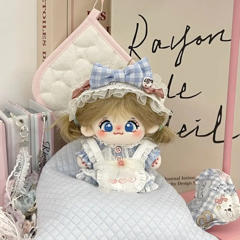 ヘッドカバー 10 センチメートル綿人形ドレスロリータショルダーストラップスカート綿人形服甘いドレスアップぬいぐるみ服