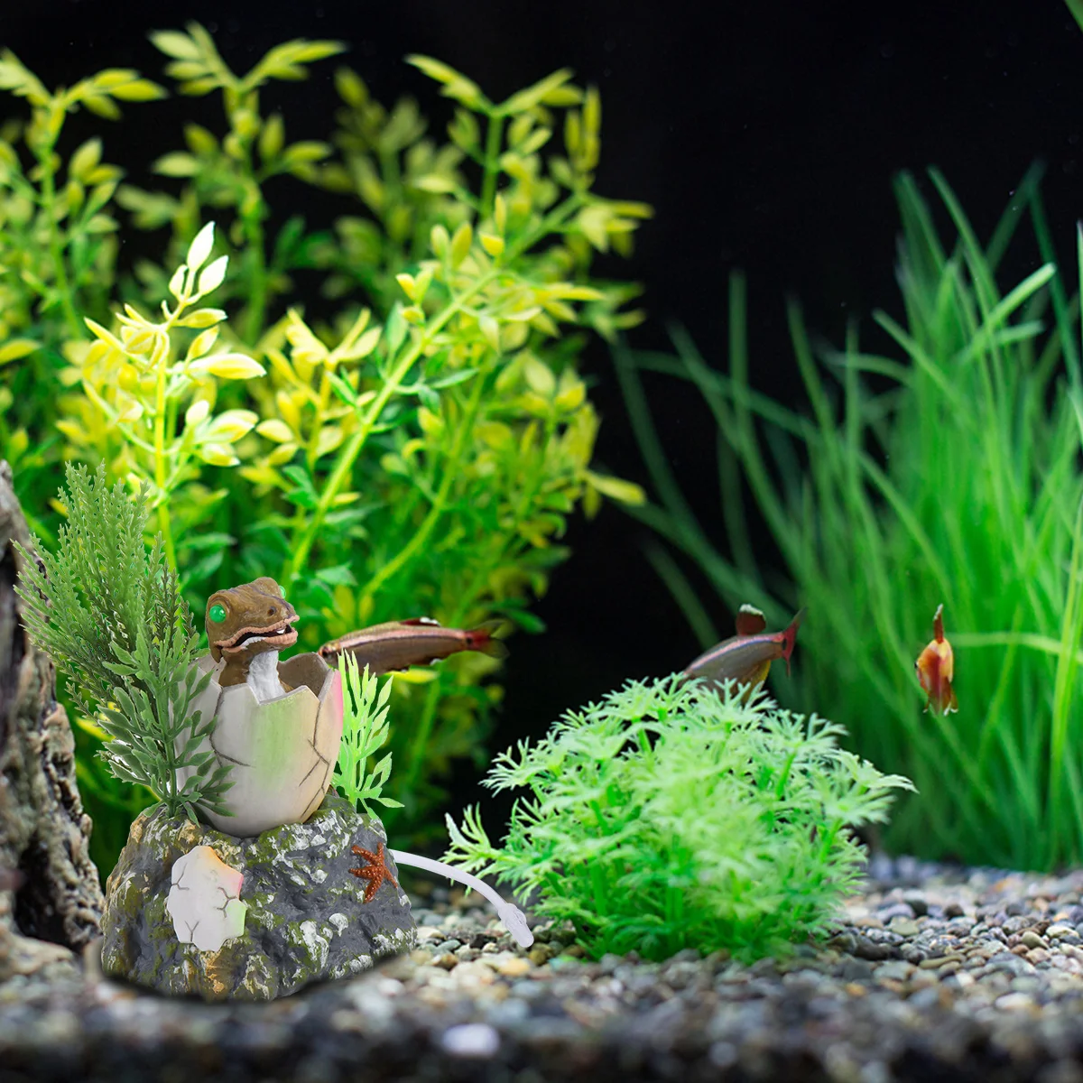 

Fish Tank Air Bubble Dinosaur Resin Aquarium Decoration Fish Shelter Hiding Cave Craft Oxygen Pump Ornament Aquarium Ornament