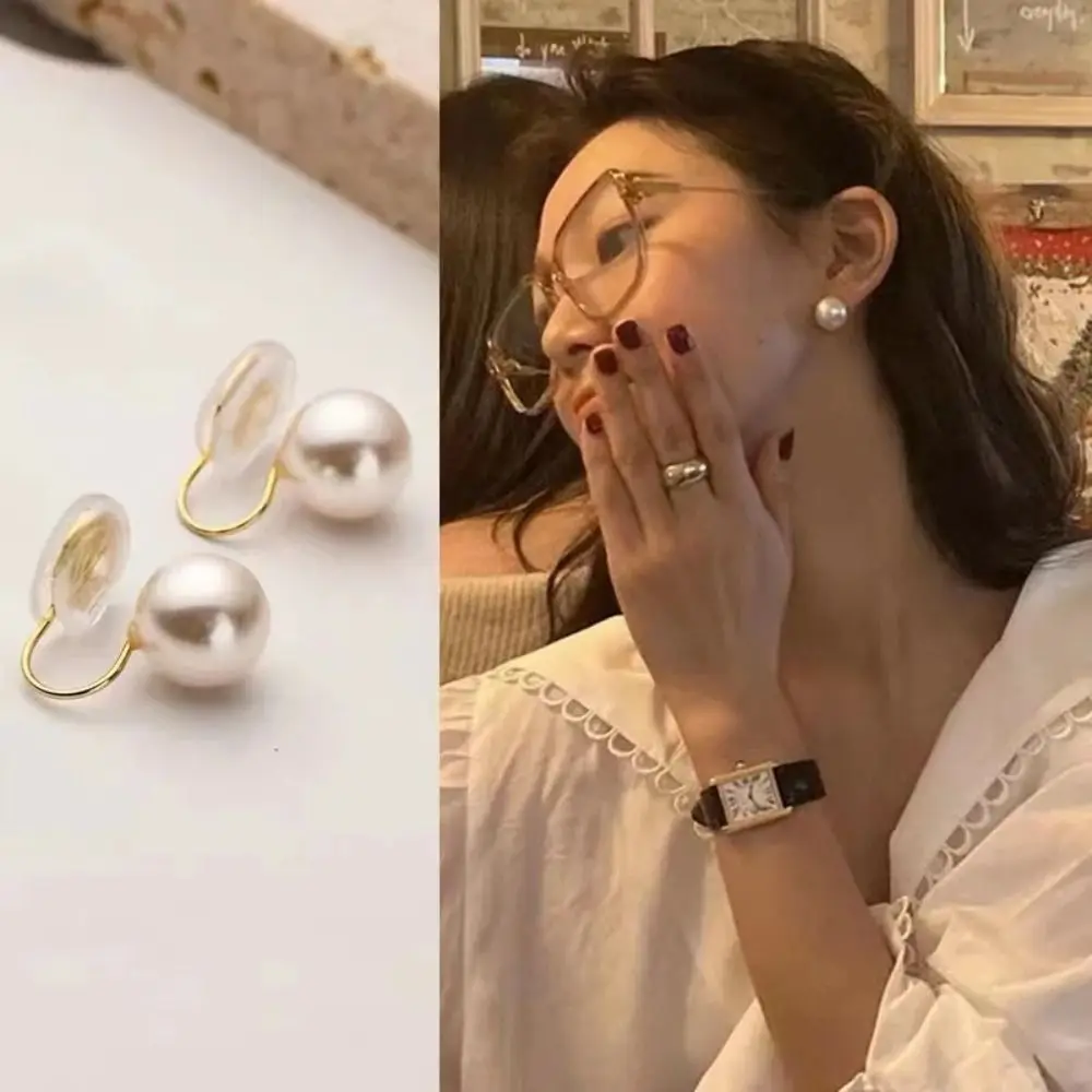 สําหรับบวม Pear หูคลิปเครื่องประดับอุปกรณ์เสริม Simple ความดันต่างหูไม่เจาะต่างหูเครื่องประดับ