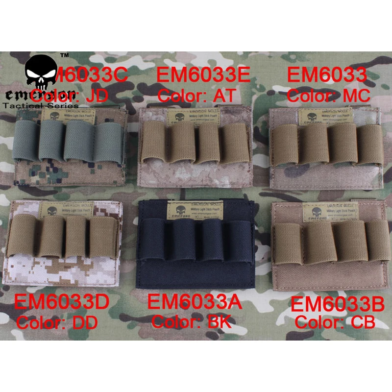 Emersongear Bolsa Táctica Molle para Glow Stick Airsoft y Caza EM6033 - imagen 2