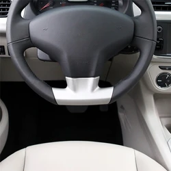 WELKINRY For Peugeot 301 2012-2021 Citroen Elysee C-Elysee Car Steering Wheel Cap Cover Trim