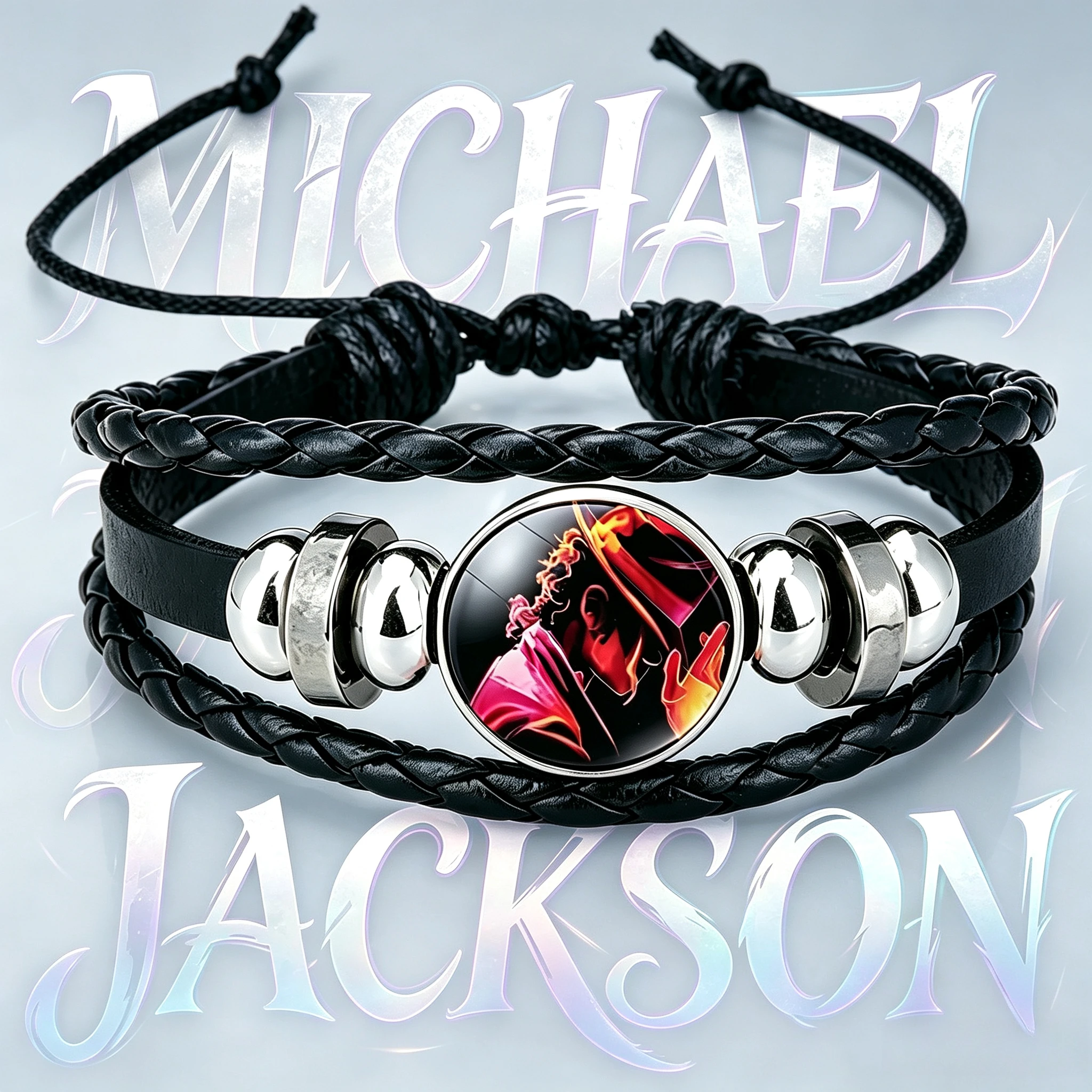 2026 new Michael Jackson cartoon anime bracelet, fashion accessories, decorations, children's birthday gifts