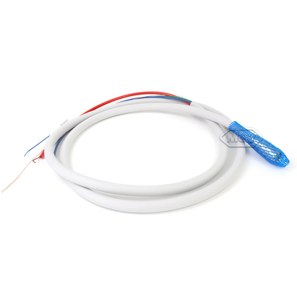 6Hole Dental Handpiece Tube with light High Speed Turbine handpiec Optical fiber Hose Imported materials Dental Chair unit