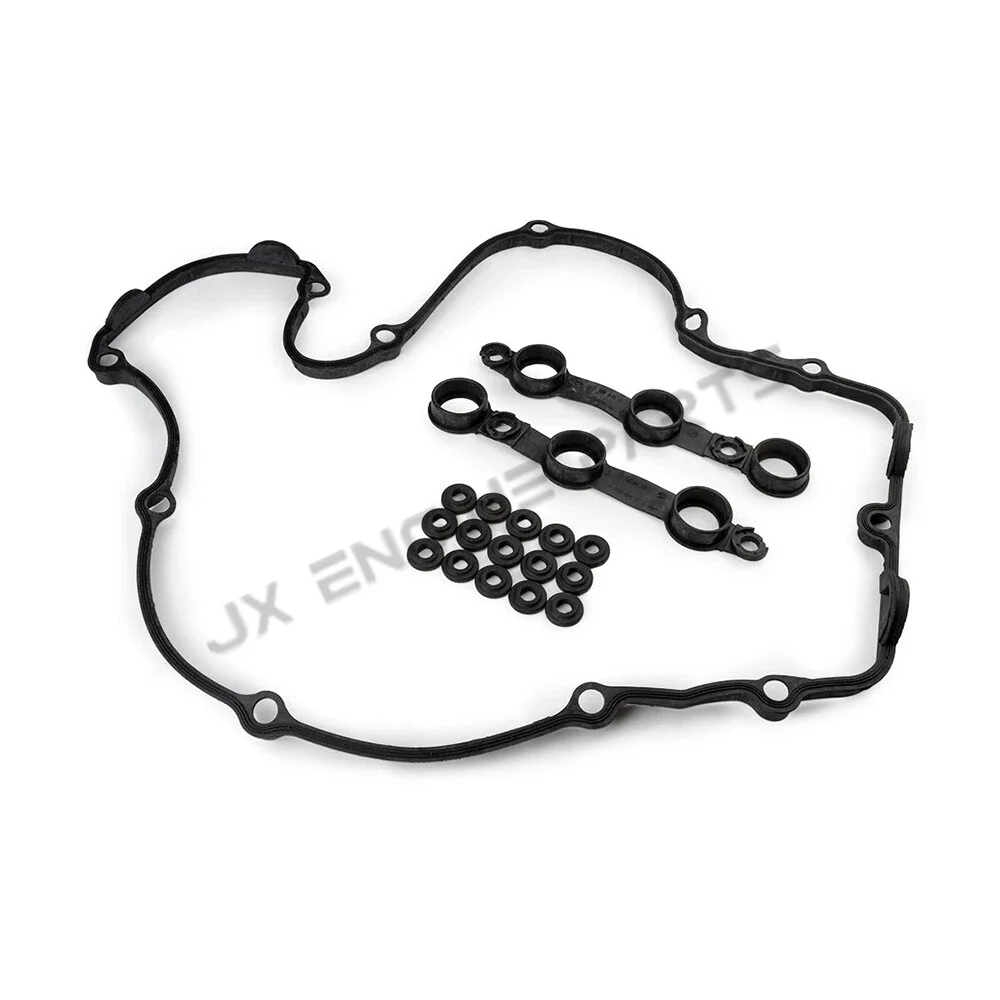 M54 B25 B30 Engine Valve Cover Spark Plug Gasket Set For BMW 2.5 3.0 325CI 325I 525I 530I X3 X5 Z3 Z4 2.5L 3.0L M54B25 M54B30