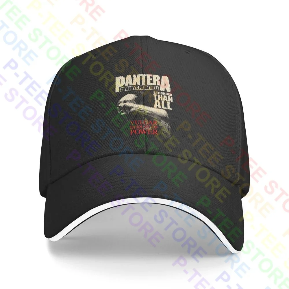 

Pantera Cowboys From Hell Vulgar Display Of Power Sandwich Cap Baseball Cap Trucker Hat Cute Headwear Streetwear