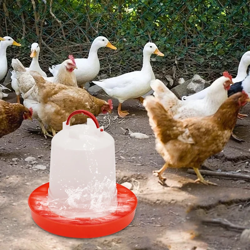 1.5/2.5/4L Chicken Water Dispenser Automatic Chick Drinker Bucket Drinking Farm Tools Quail Drinker Bird Waterer Poultry Feeding