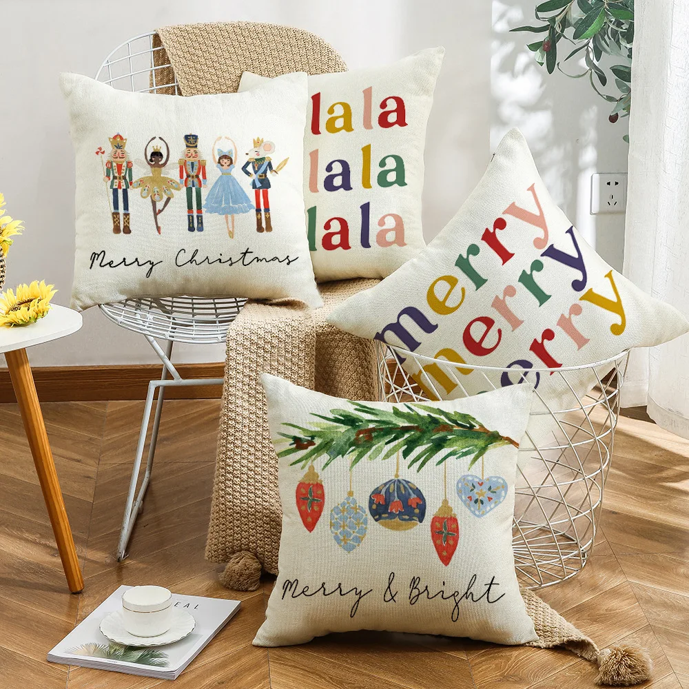 

Рождественская наволочка, зимняя наволочка с изображением солдата