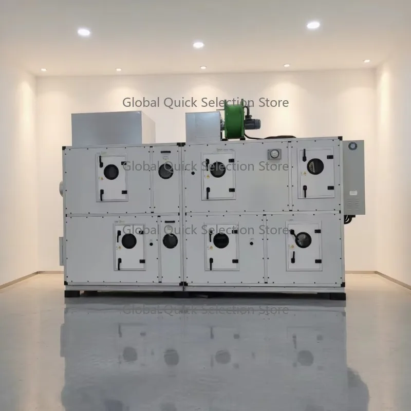Industrial Desiccant Wheel Dehumidifier Rotary Low Dew Point Air Dryer with Energy-Saving Rotor for HVAC System Integration