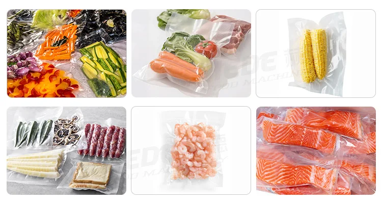 Commercial Double Chamber Vacuum Sealer 2-4 Cycles/Min for Fresh and Frozen Food 6