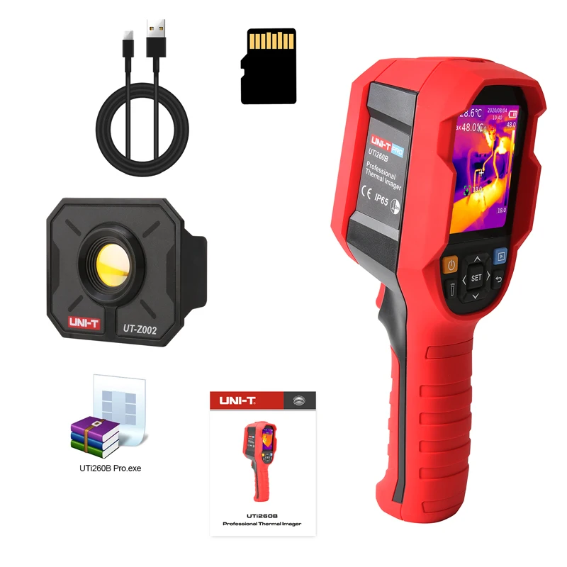 UNI-T UTI260B サーマルイメージャー 256X192 ピクセル HD 赤外線