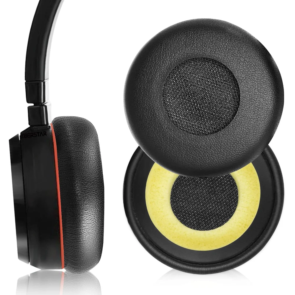 1 para zamienne Earpads wkładki do uszu naprawa części do obsługi Jabra rozwijać 65 40 30 20 II UC MS SE przewodowy słuchawki bezprzewodowe słuchawki i zestawy słuchawkowe